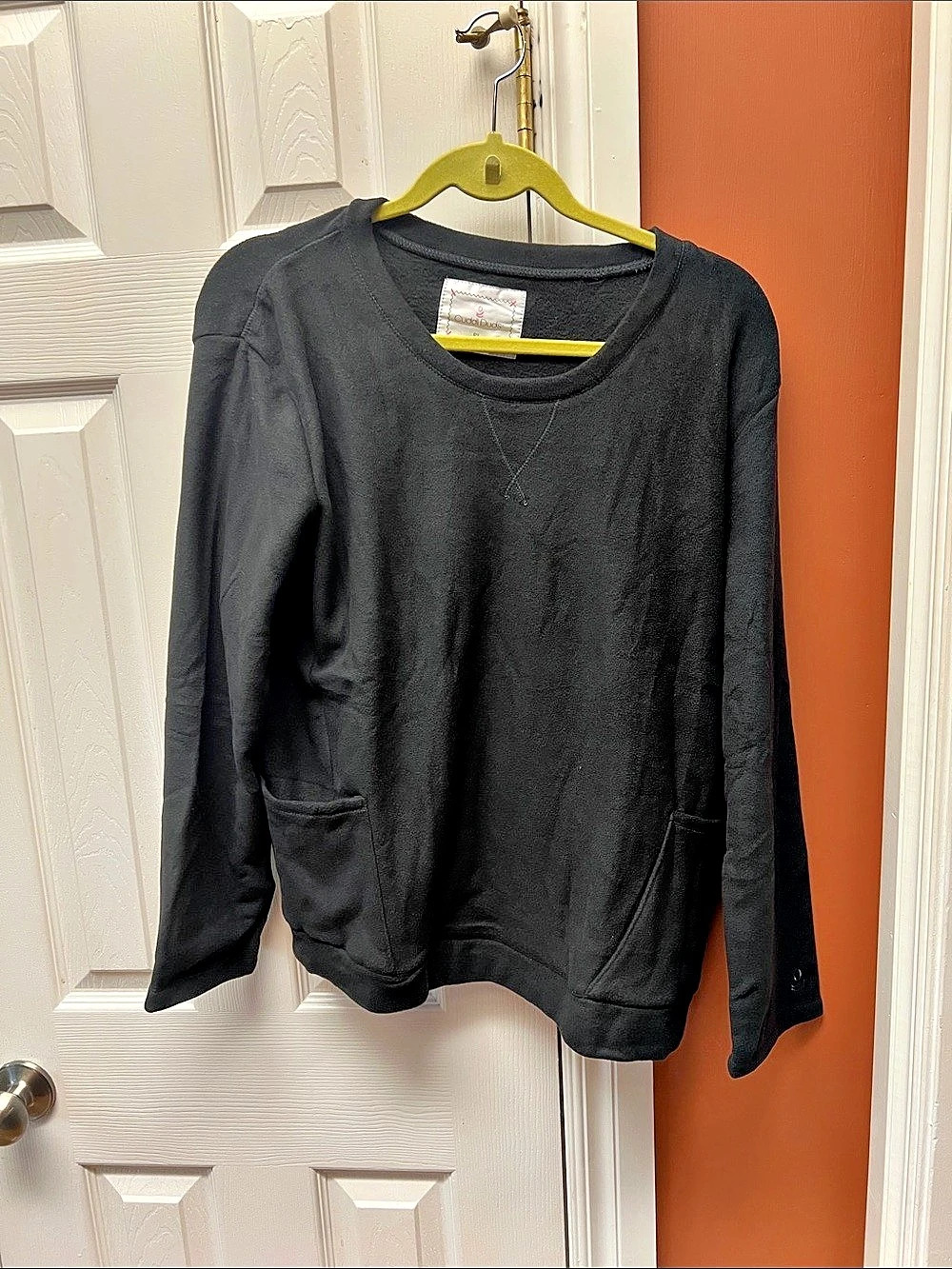 Cuddle Duds Black Pullover Fleece Loungewear Like New